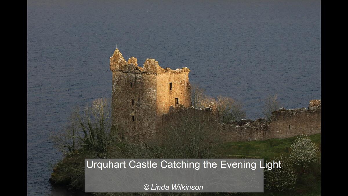 Urquhart Castle Catching the Evening Light